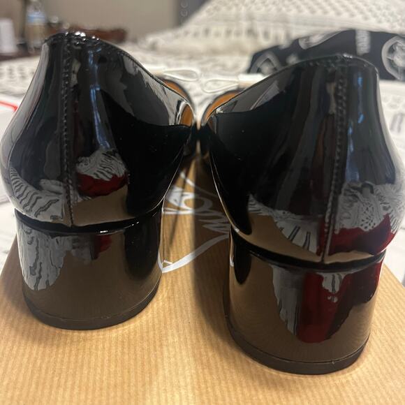 CHRISTIAN LOUBOUTIN 
Patent Bow 55 Pumps 39 Black - Picture 6 of 11